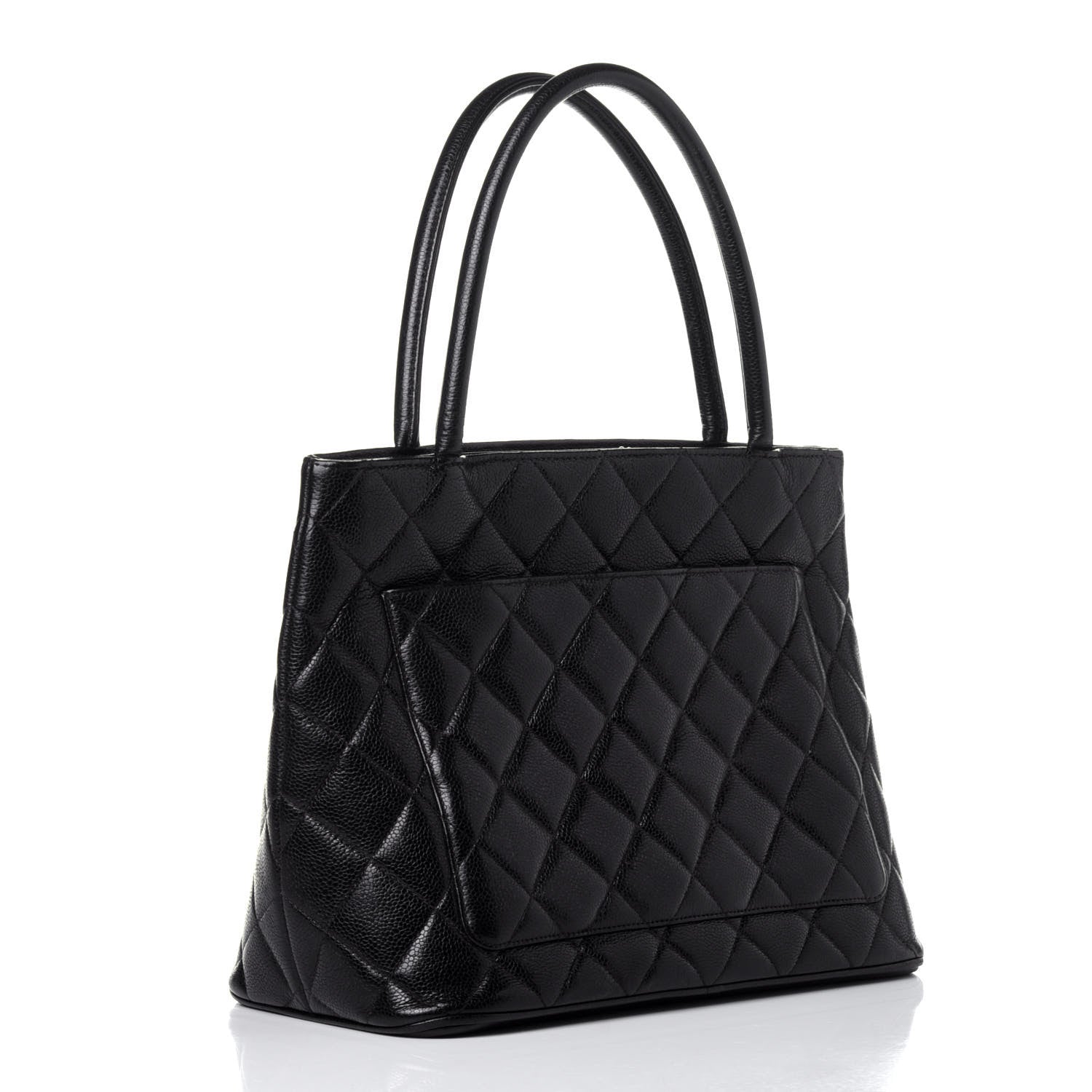 Chanel Caviar Quilted Medallion Tote Black 3 of 10