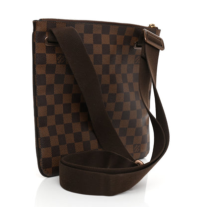 Louis Vuitton Damier Ebene Brooklyn Flat Pochette 3 of 12