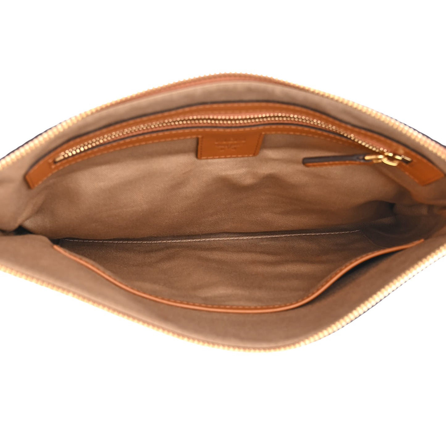 Visetos Medium Crossbody Pouch Cognac