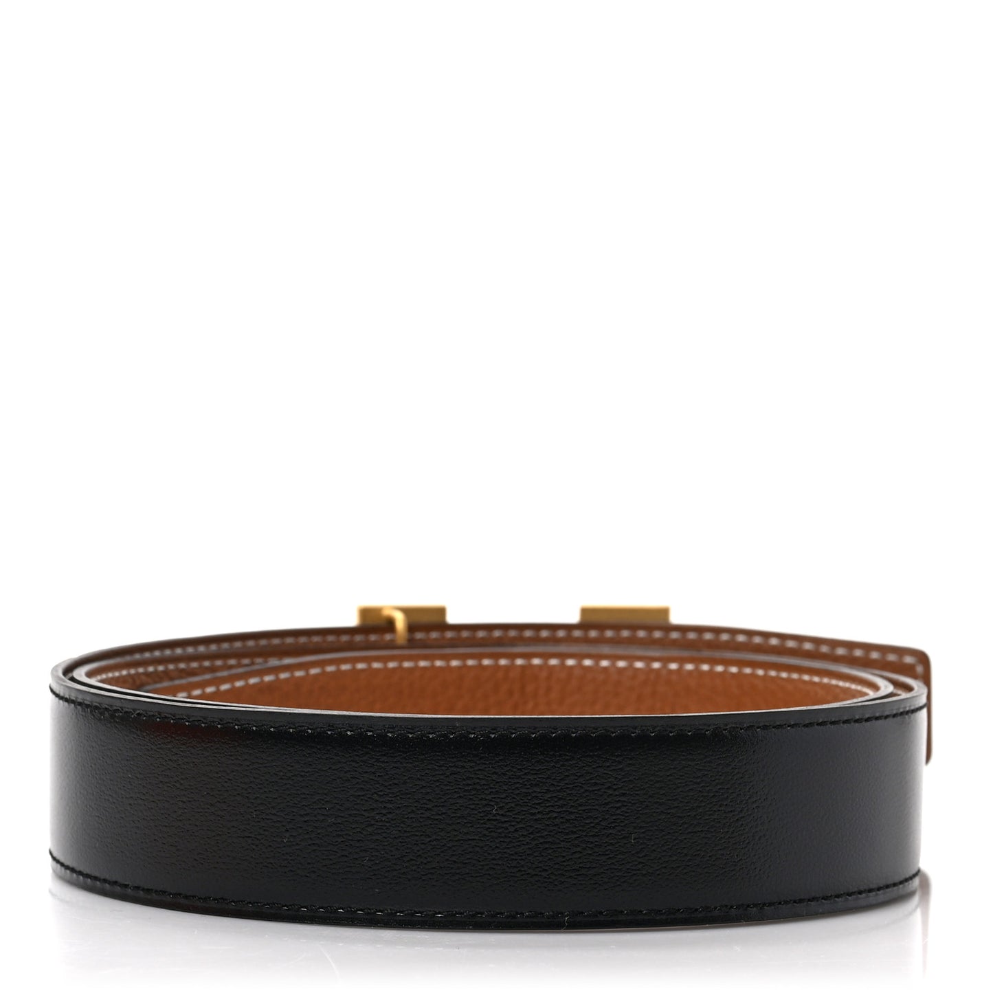 Box Togo 32mm Guilloche H Belt 85 34 Black Gold