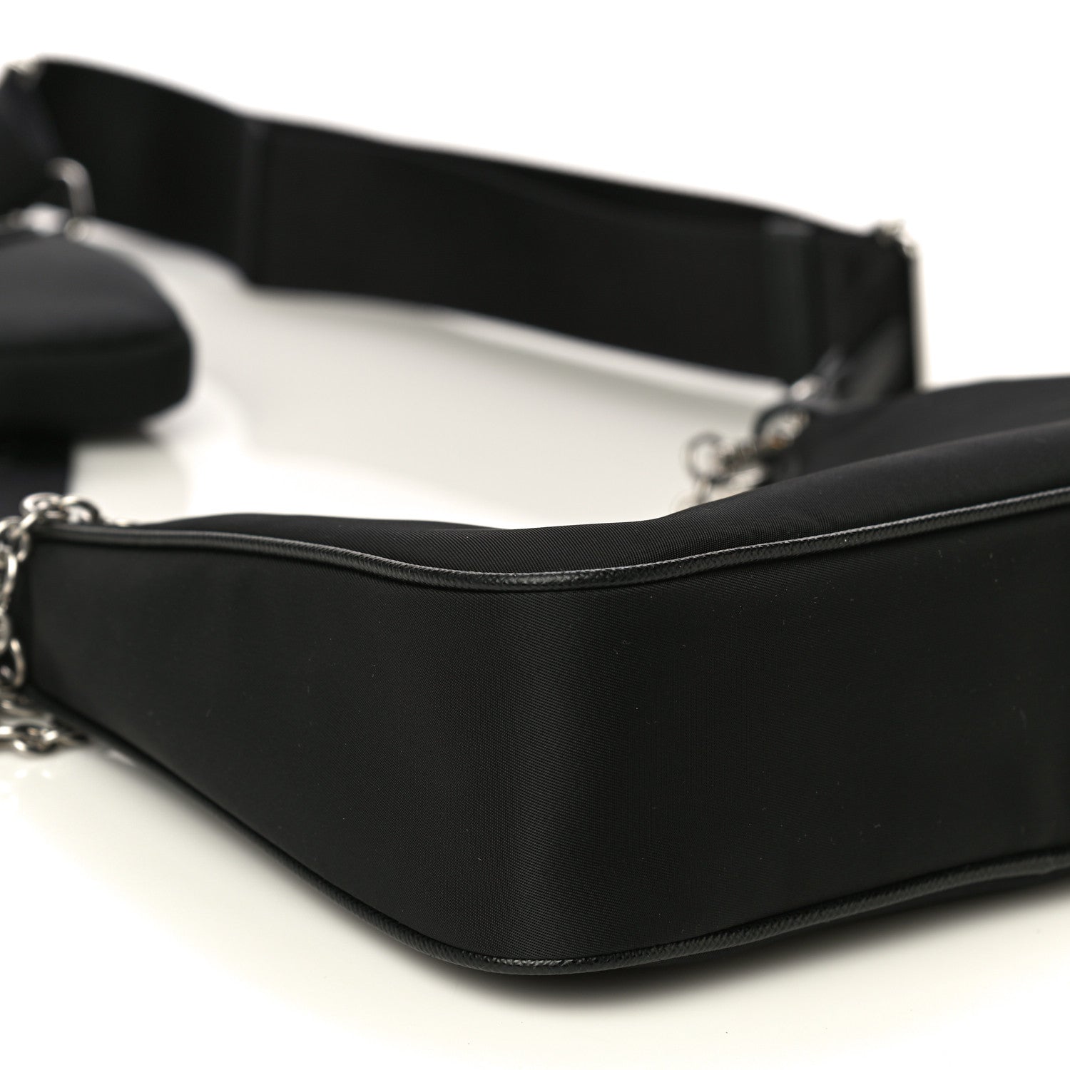 Prada Nylon Re-Edition 2005 Shoulder Bag Black 9 of 13