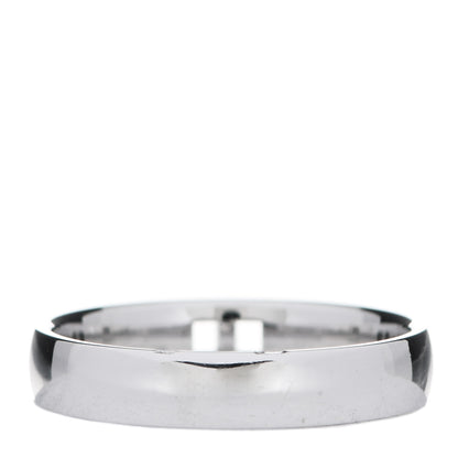 Hermes 18K White Gold Diamond Ever Herakles Wedding Band Ring 52 6 3 of 5