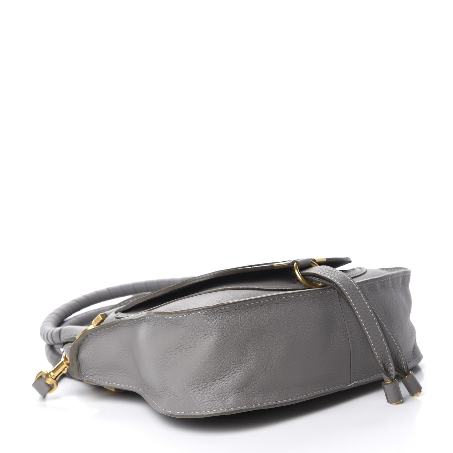 Chloe Calfskin Small Marcie Satchel Cashmere Grey 5 of 12