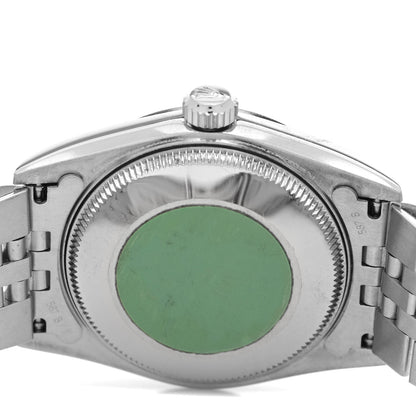 Rolex Stainless Steel 18K White Gold Diamond 31mm Oyster Perpetual Datejust Watch Silver Jubilee 78274 4 of 4