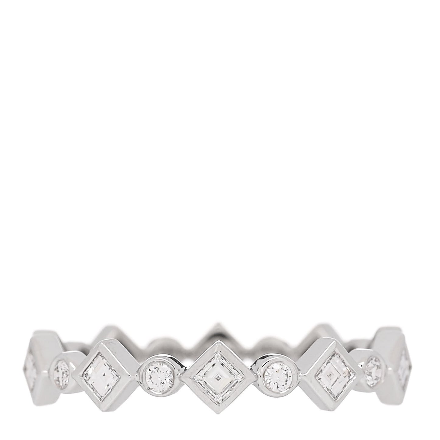 Platinum Diamond Jazz Band Ring 48 4.5