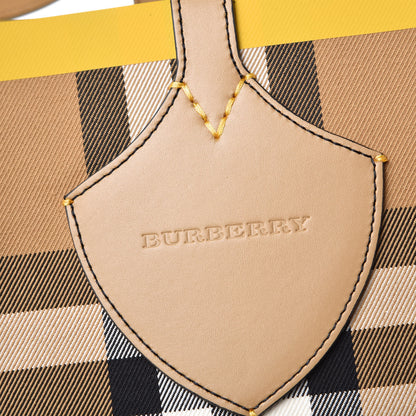 Burberry Vintage Check Large The Giant Reversible Tote Antique Yellow Golden Yellow 16 of 24