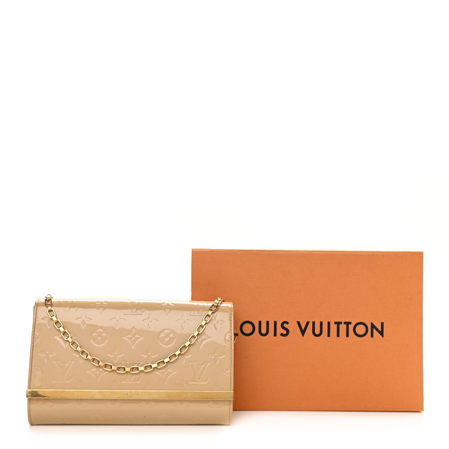 Louis Vuitton Vernis Ana Clutch Dune 10 of 13