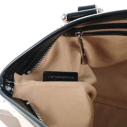 Burberry Supernova Check Stanton Tote Black 9 of 10