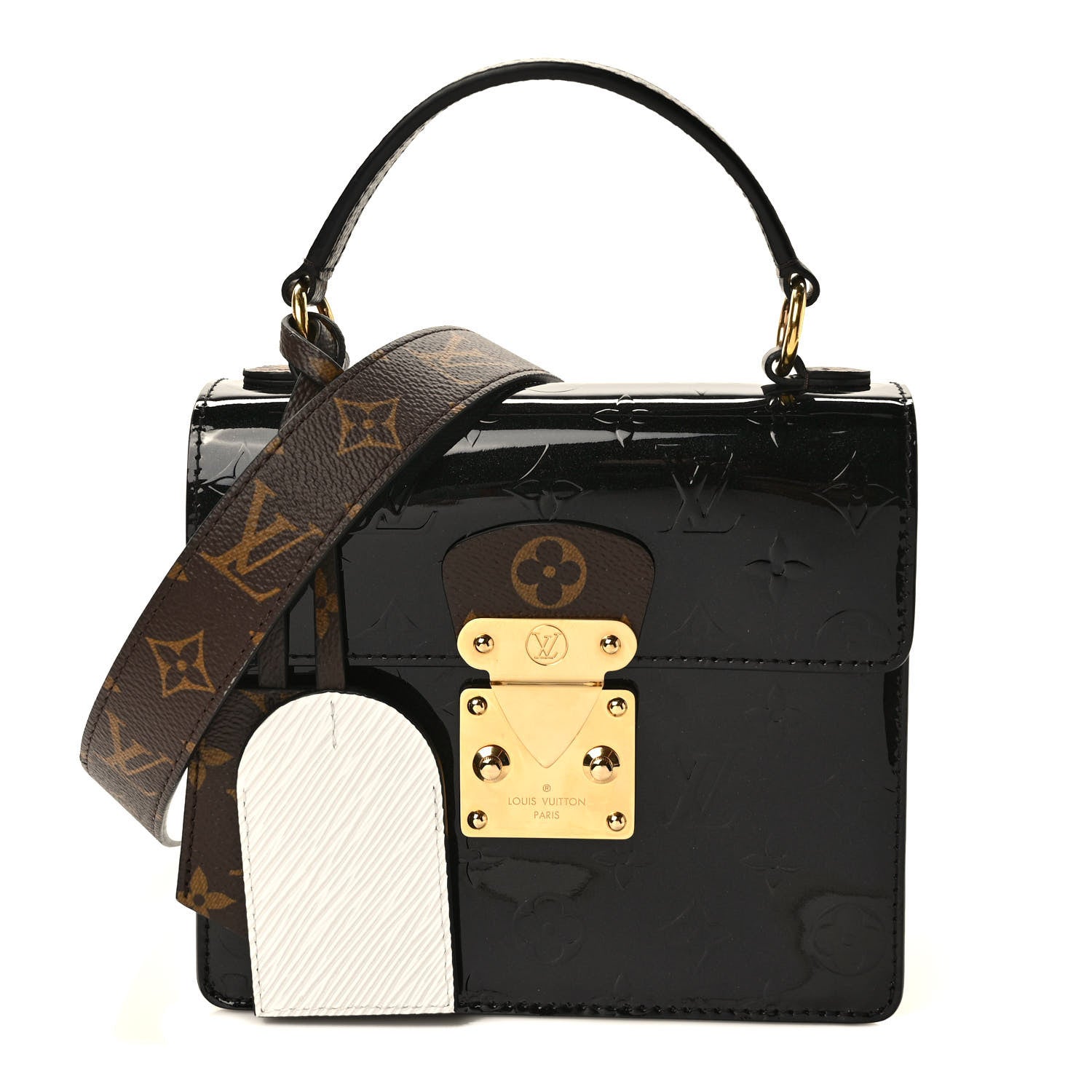 Louis Vuitton Vernis Epi Monogram Spring Street Black 1 of 8