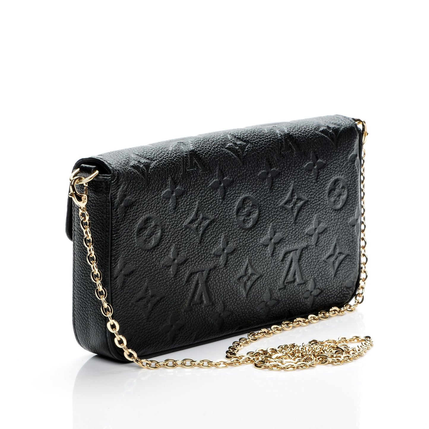 Empreinte Pochette Felicie Chain Wallet Black