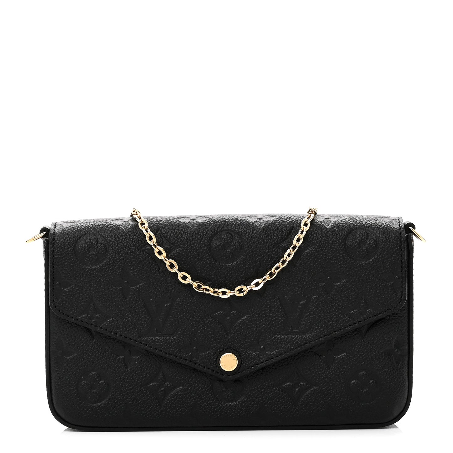 Empreinte Pochette Felicie Chain Wallet Black