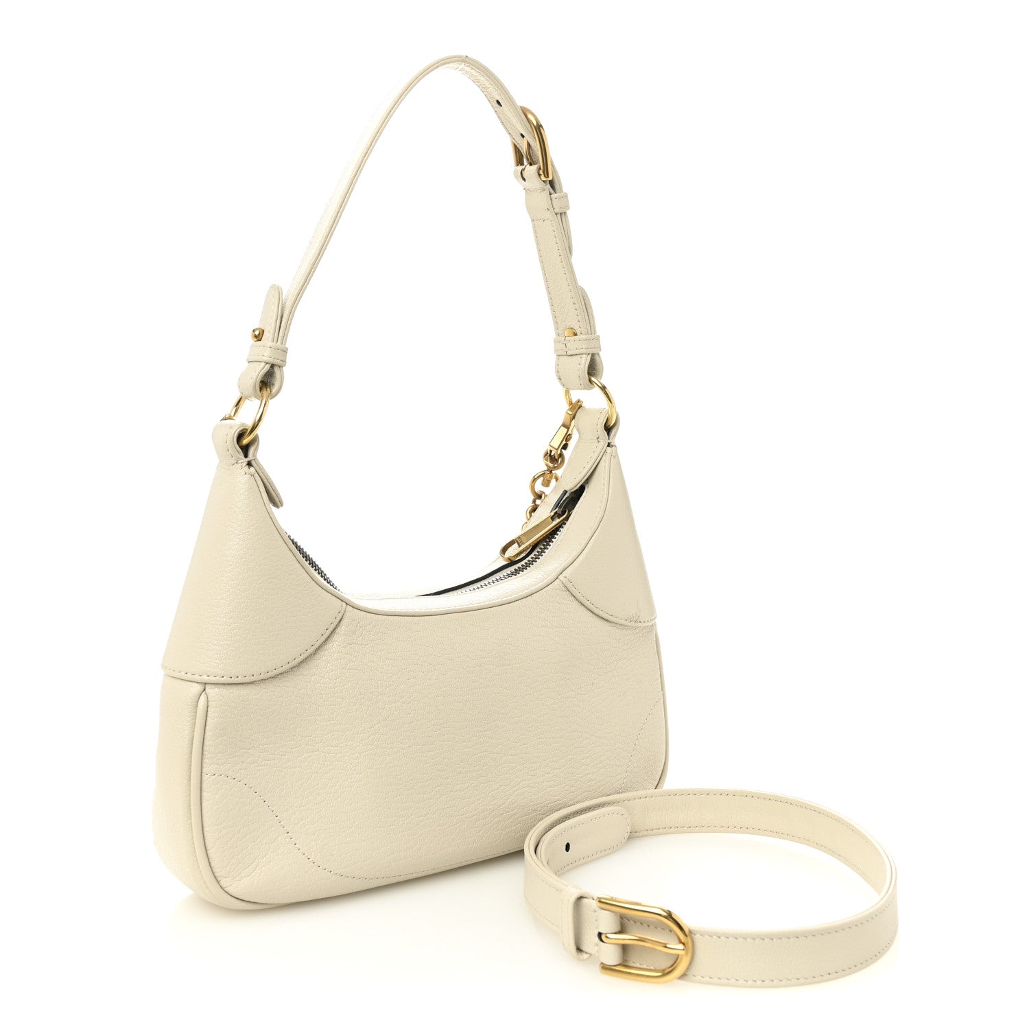 Gucci Goatskin Small Aphrodite Shoulder Bag Mystic White 1856728