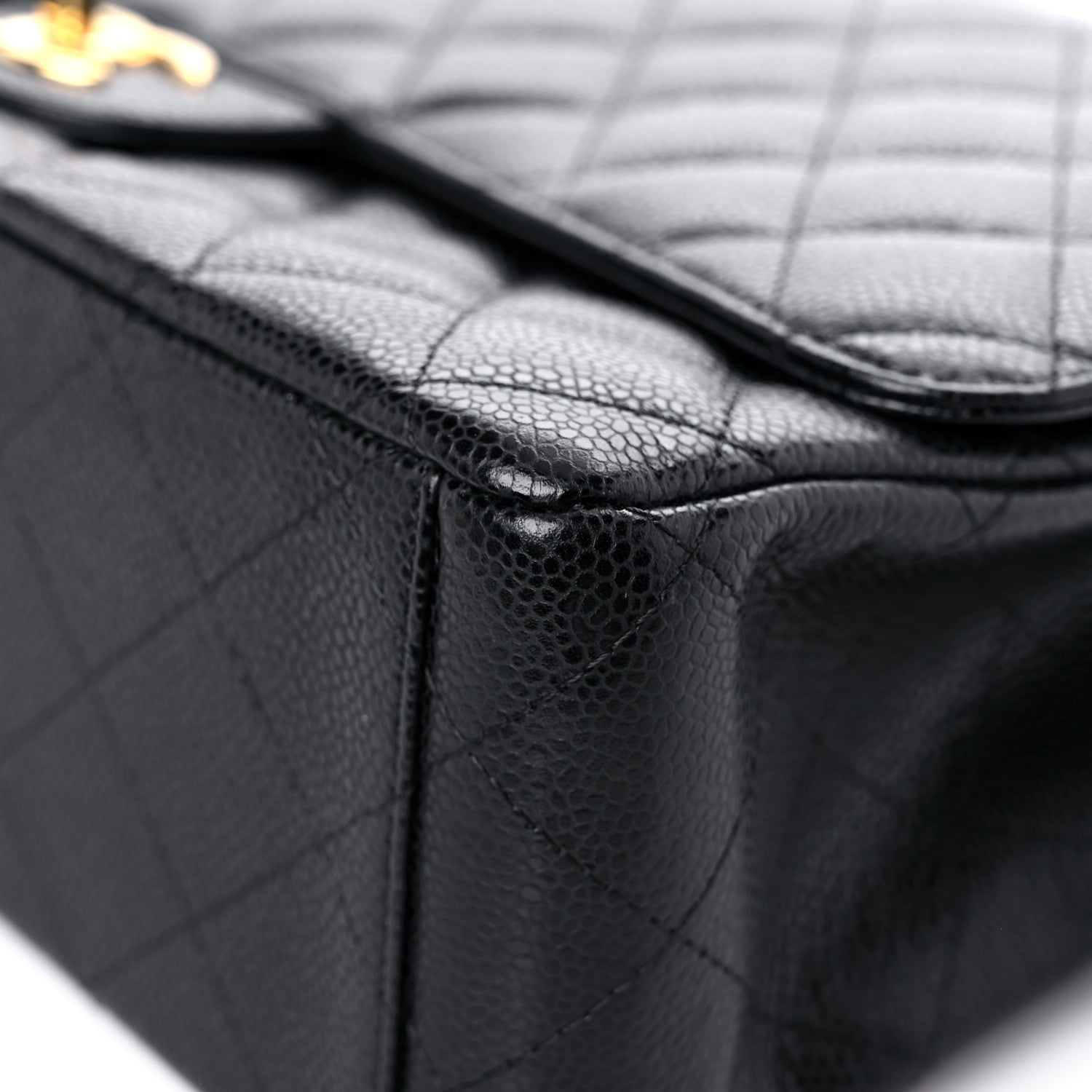 Chanel Caviar Quilted Maxi Double Flap Black 8 of 14