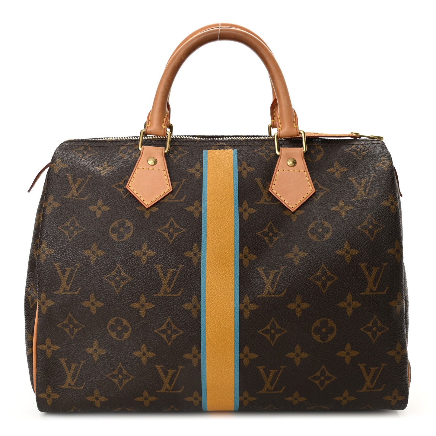Monogram My LV Heritage Speedy 30 Yellow Blue Clair