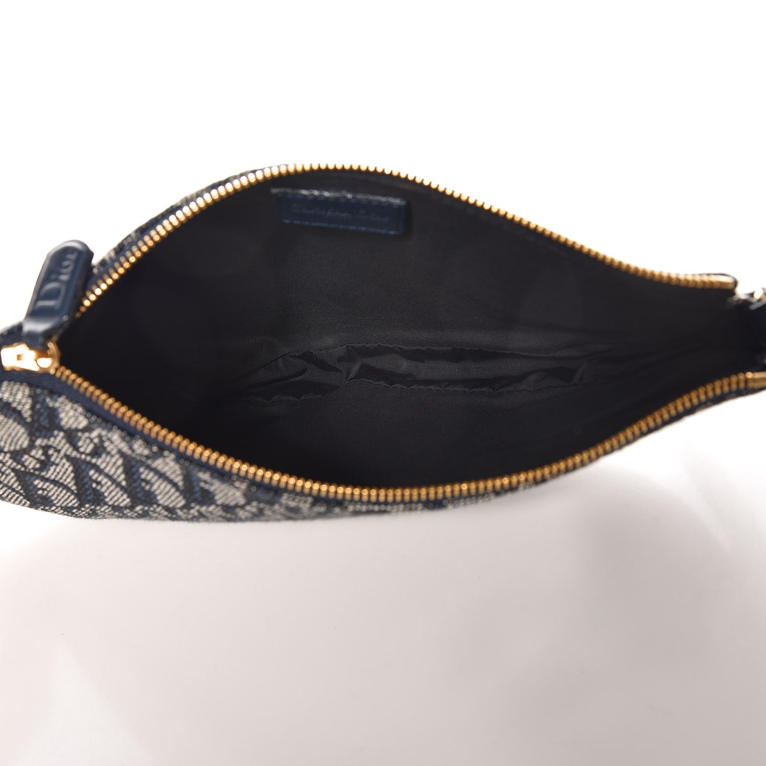 Christian Dior Monogram Mini Saddle Pochette Blue 5 of 7