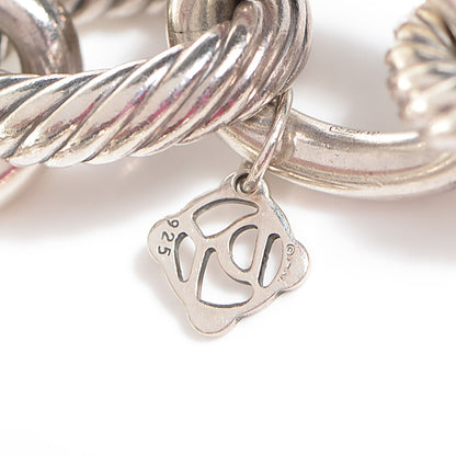 David Yurman Sterling Silver 17mm Extra Large Oval Link Bracelet 5 of 7