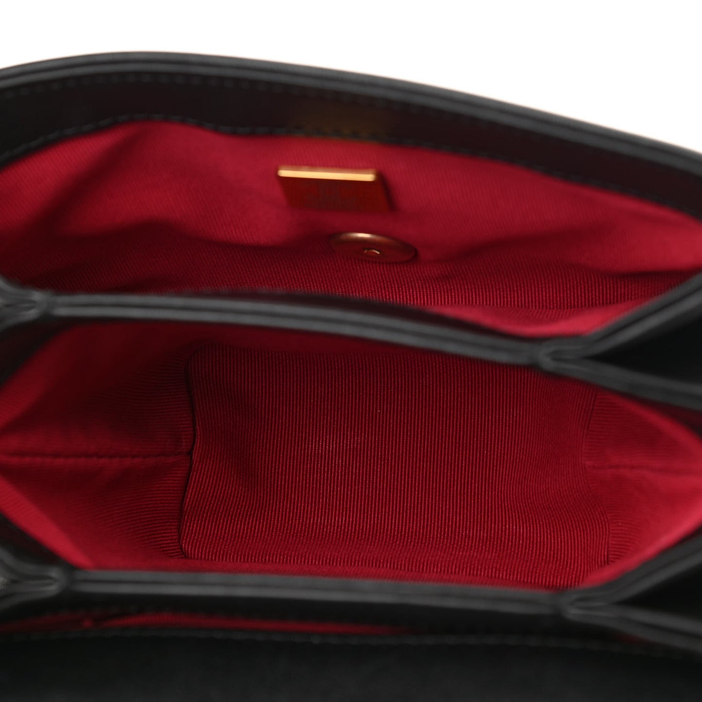 Calfskin Quilted Pearl Jewel Chain Flap Black