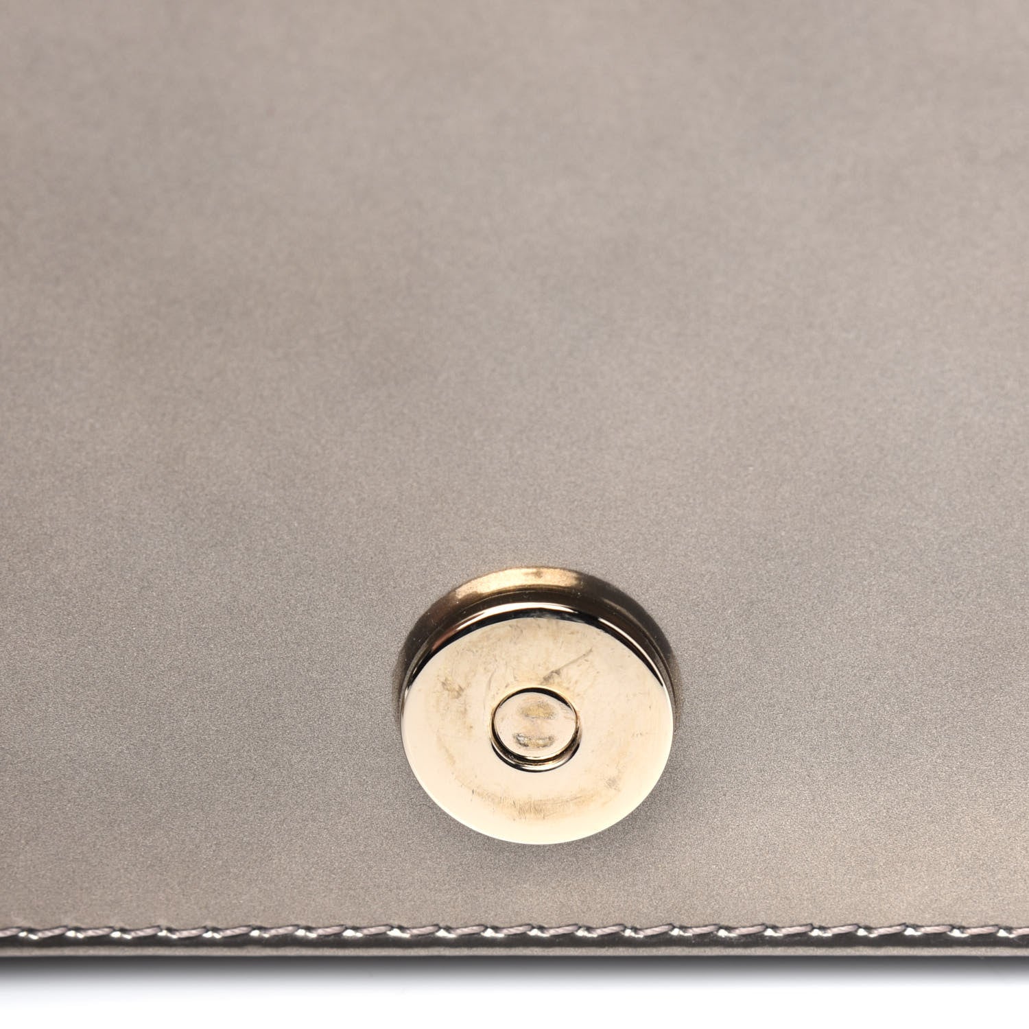 Christian Dior Metallic Patent Micro-Cannage Diorama Wallet on Chain Pouch Gold 15 of 20