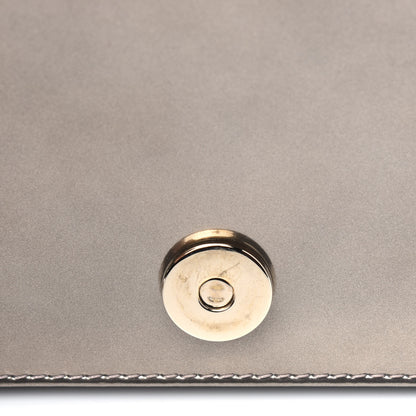 Christian Dior Metallic Patent Micro-Cannage Diorama Wallet on Chain Pouch Gold 15 of 20