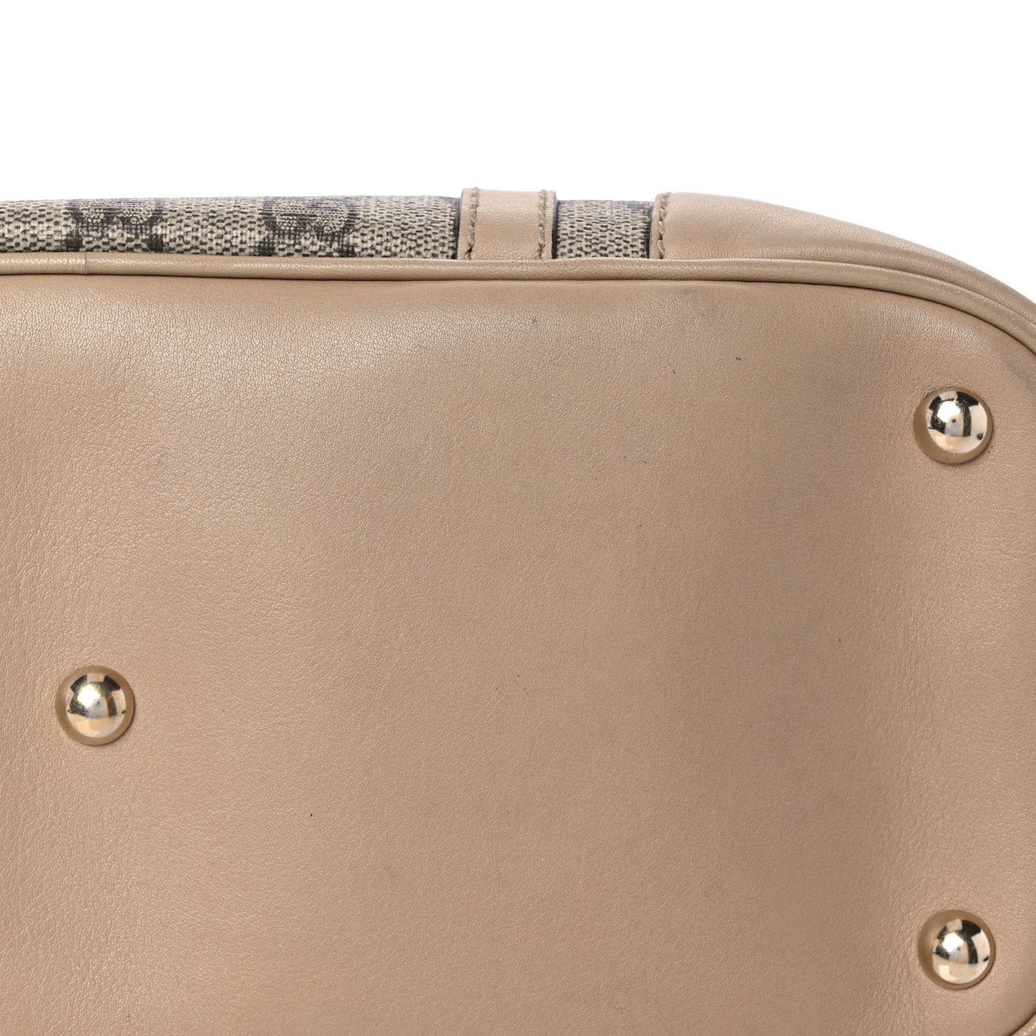 Gucci GG Supreme Monogram Small Nice Top Handle Dome Bag Beige 12 of 14