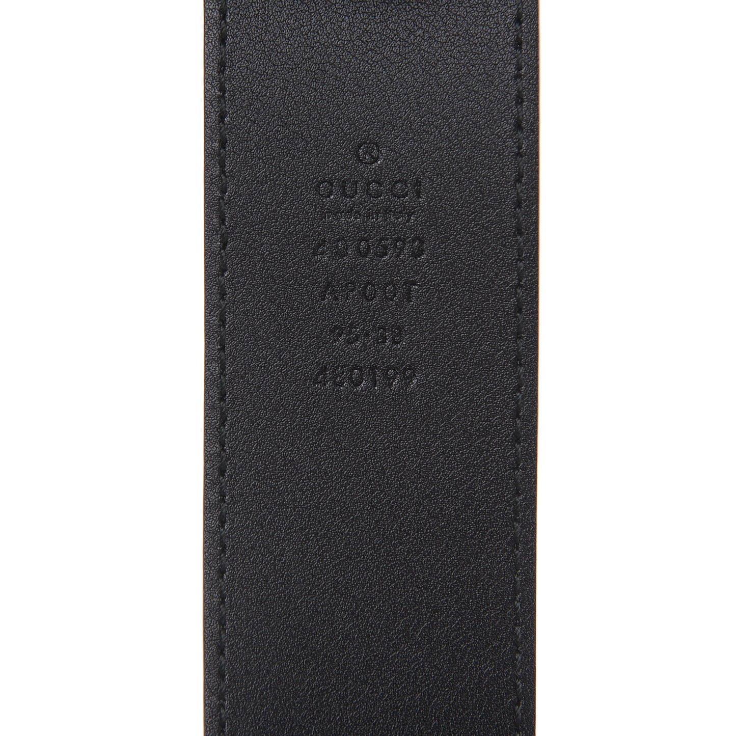 Calfskin Double G 40mm Belt 95 38 Black