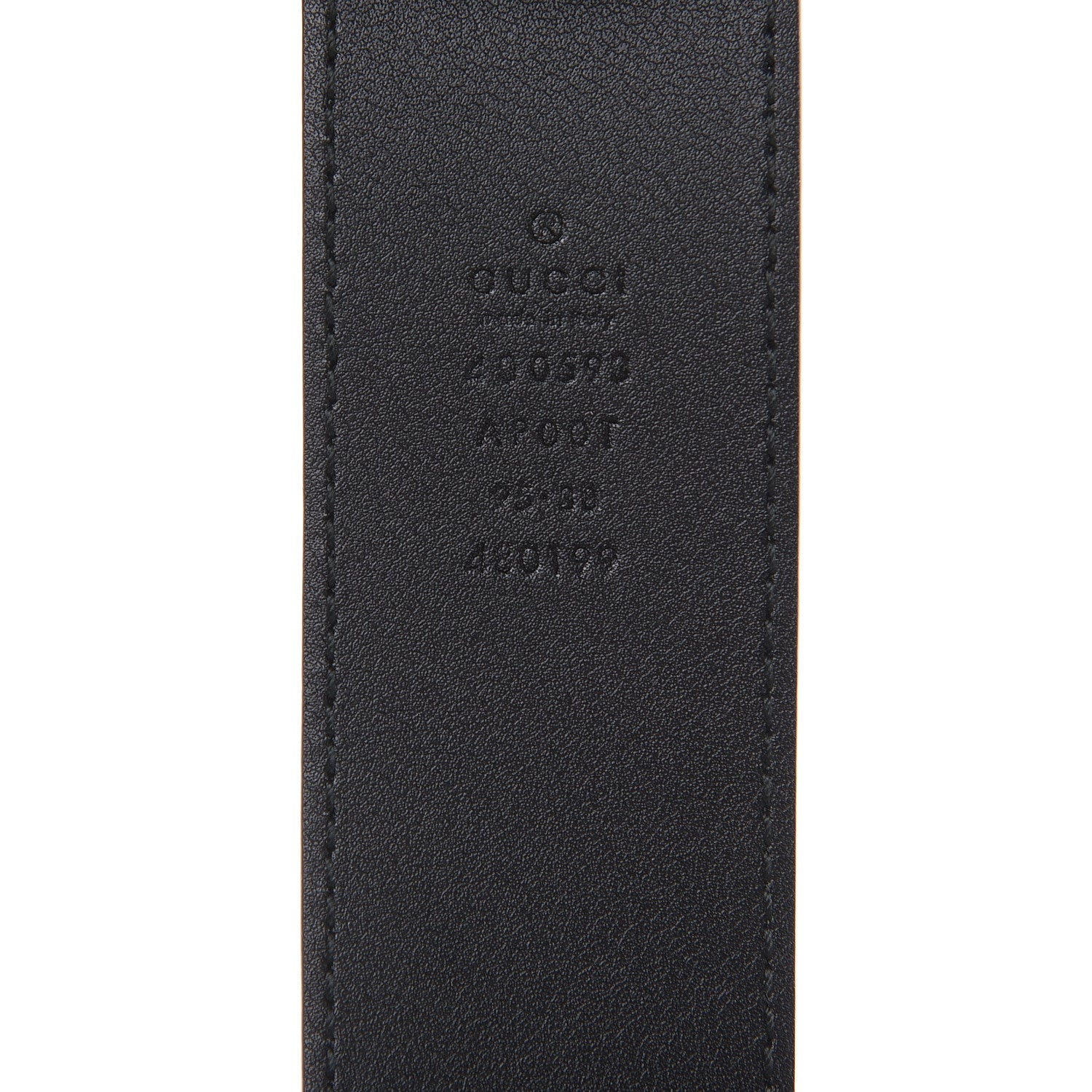 Gucci Calfskin Double G 40mm Belt 95 38 Black 6 of 6