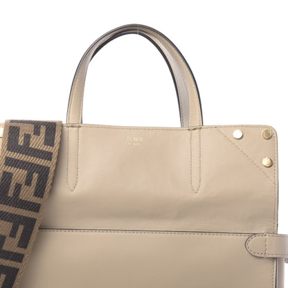 Fendi Vitello Grace FF 1974 Small Flip Tote Nuvola Notte Ice 13 of 16