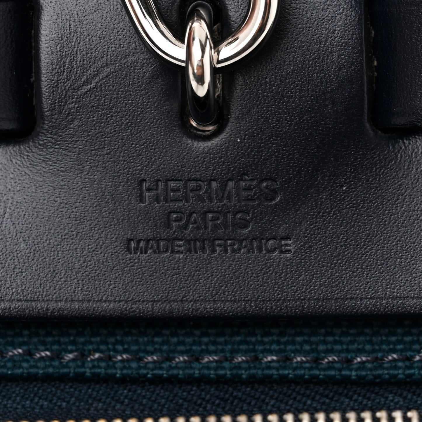 Military Toile Vache Hunter Herbag Zip 31 PM Bleu Ocean Bleu Indigo