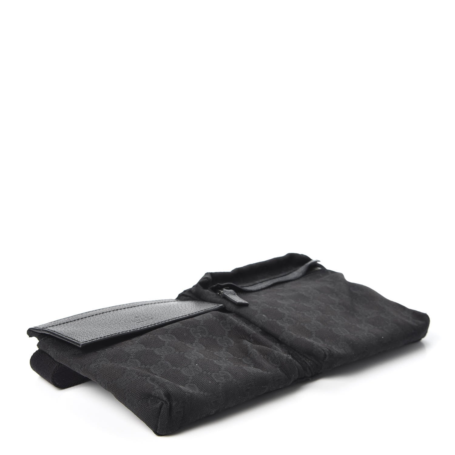 Gucci GG Monogram Double Pocket Belt Bag Black 3 of 8