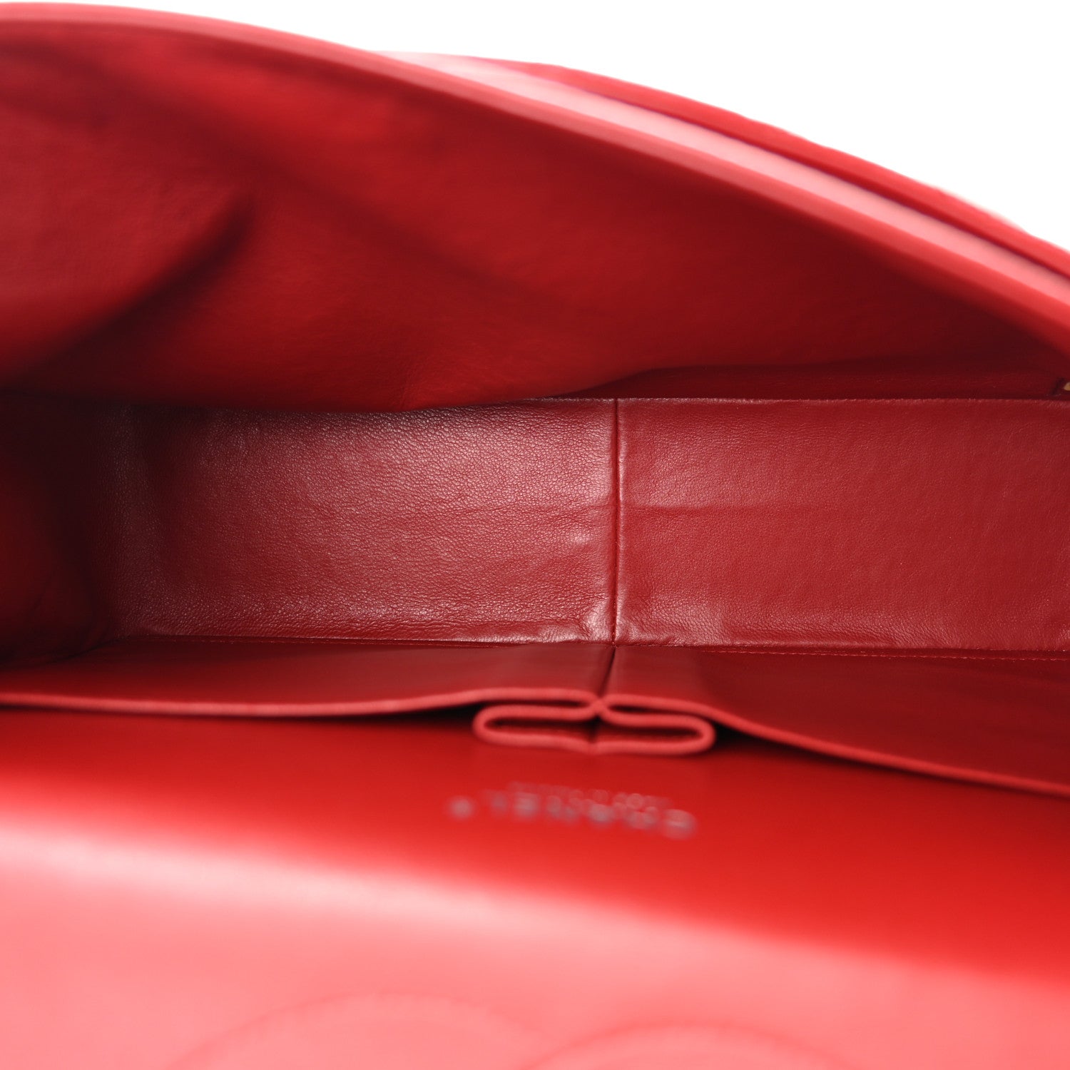 Chanel Caviar Quilted Maxi Double Flap Dark Red 5 of 10