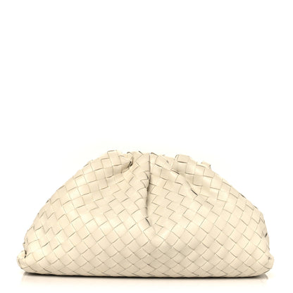 Bottega Veneta Nappa Maxi Intrecciato The Pouch Oversized Clutch Plaster 1 of 10