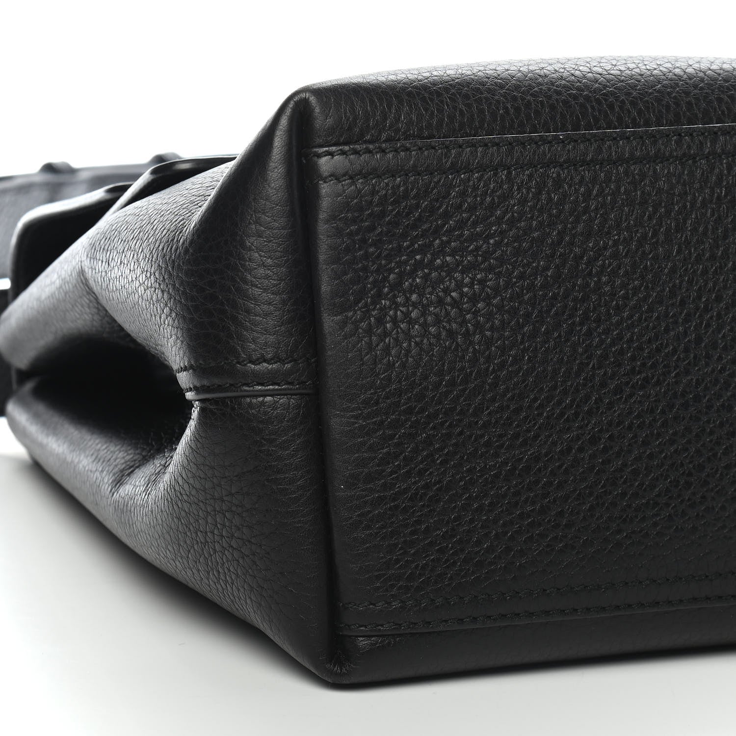 Gucci Calfskin Large GG Marmont Shoulder Bag Black 8 of 11