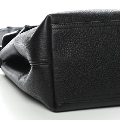 Gucci Calfskin Large GG Marmont Shoulder Bag Black 8 of 11