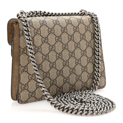 Gucci GG Supreme Monogram Mini Dionysus Shoulder Bag Taupe 3 of 10
