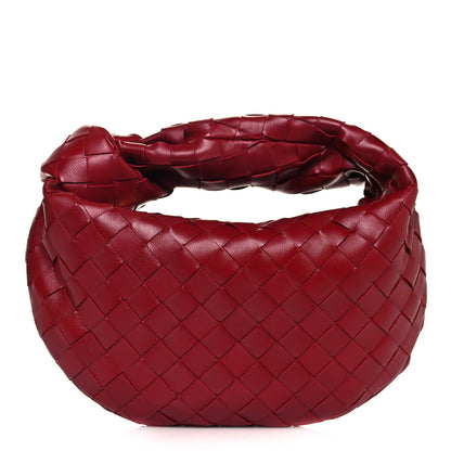 Bottega Veneta Nappa Intrecciato Mini Jodie Dark Red 1 of 9