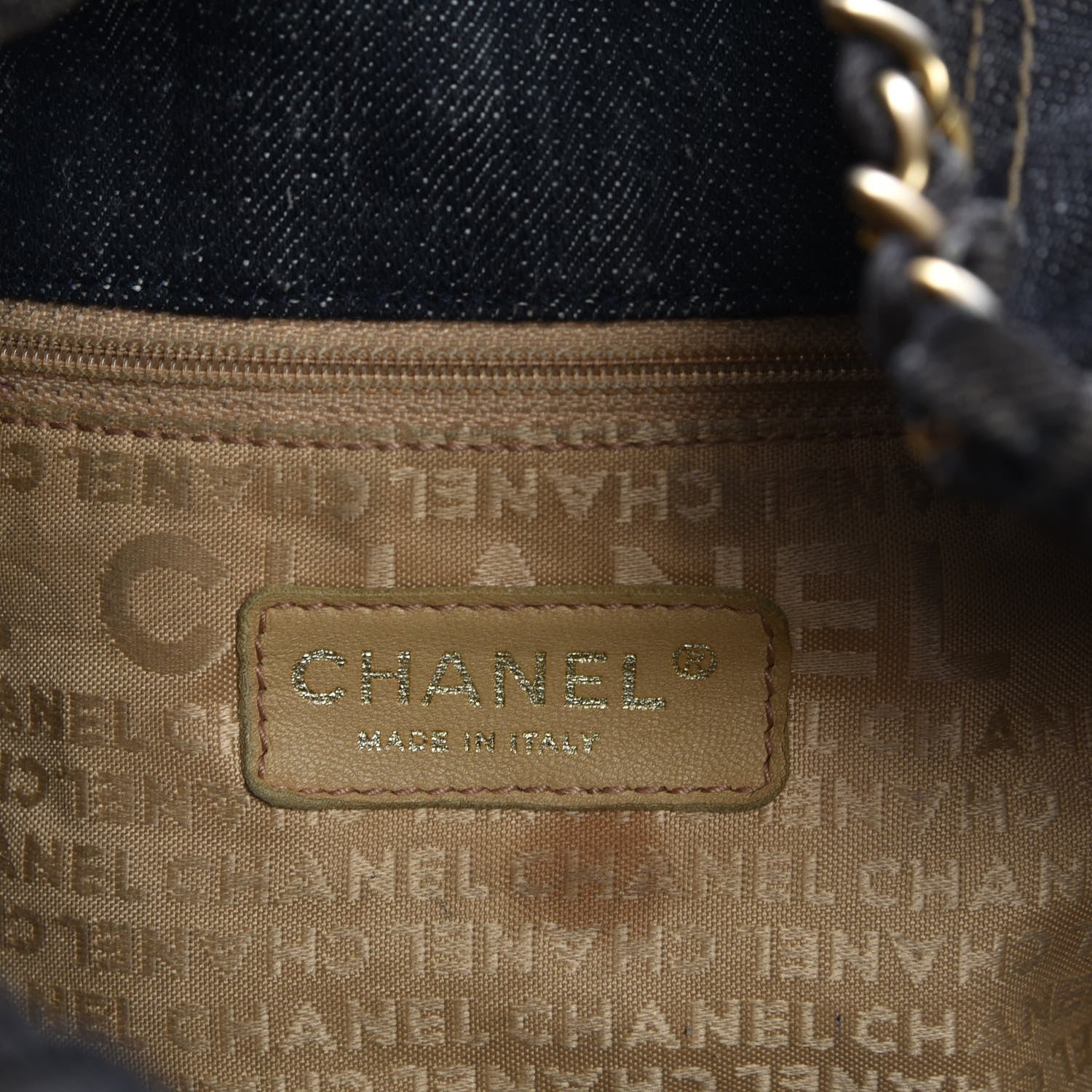 Chanel Denim XL Coco Cabas Tote Blue 7 of 10