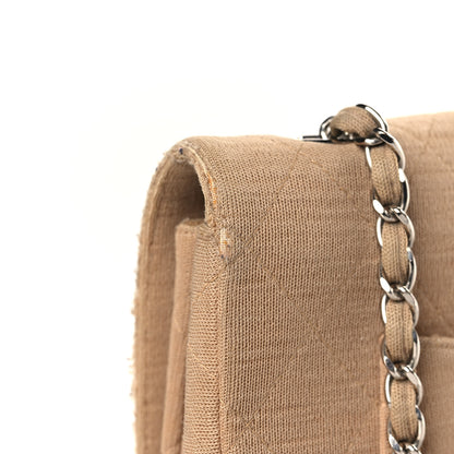 Chanel Jersey Quilted Medium Single Flap Beige 10 of 12