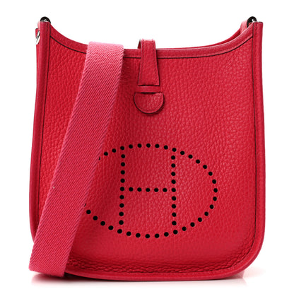 Hermes Taurillon Clemence Evelyne TPM Rose Extreme 1 of 12