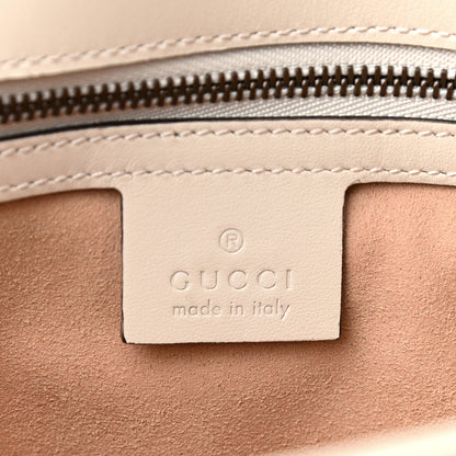 Gucci Calfskin Matelasse Small GG Marmont Shoulder Bag White 6 of 9