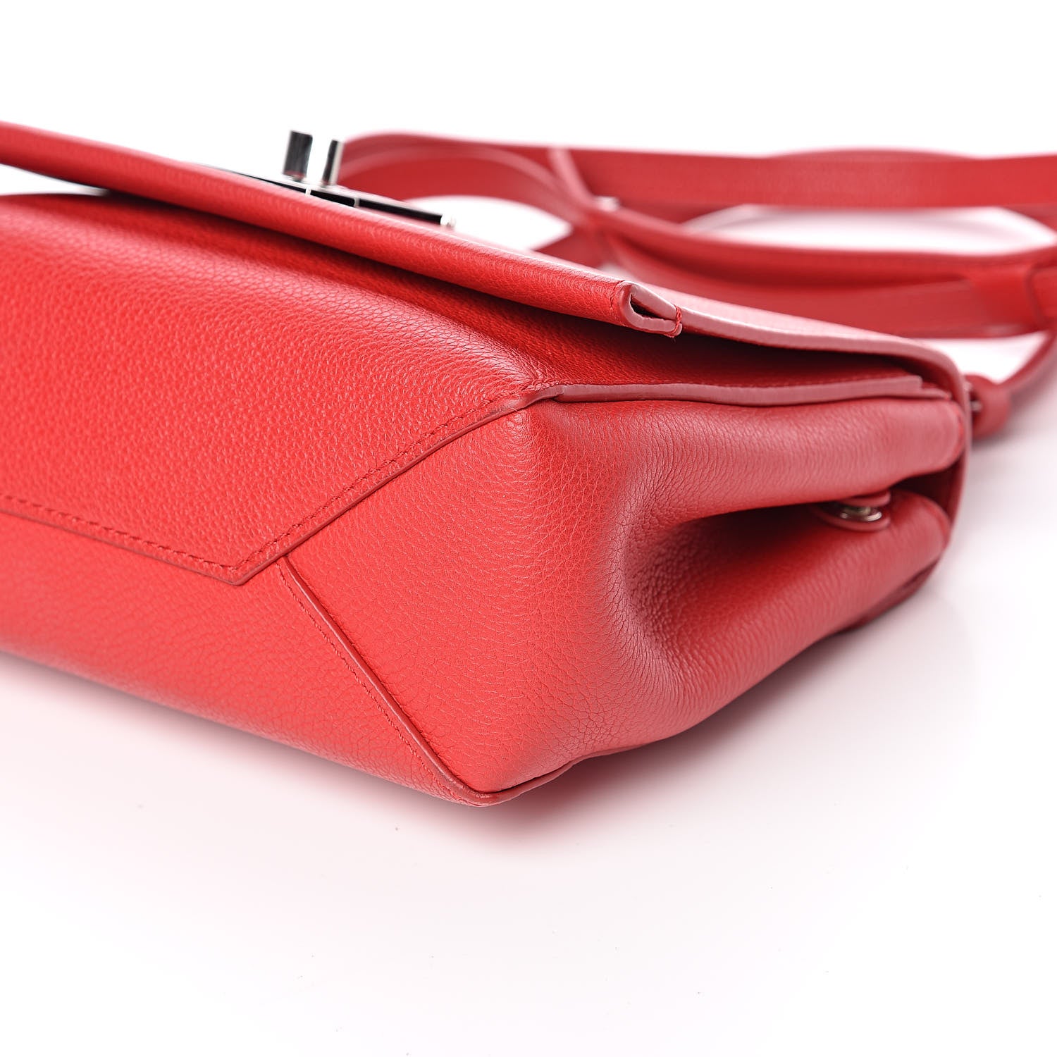 Louis Vuitton Calfskin Lockme II Chain Bag BB Rubis 8 of 9