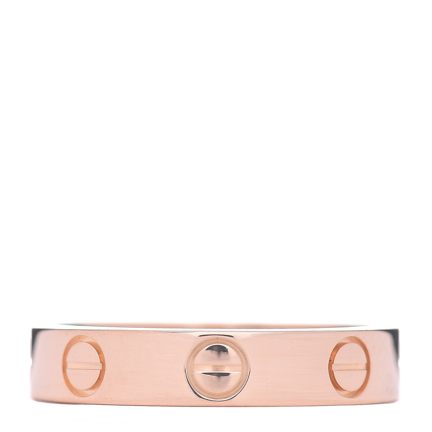 Cartier 18K Pink Gold 3.5mm LOVE Wedding Band Ring 49 4.75 3 of 4