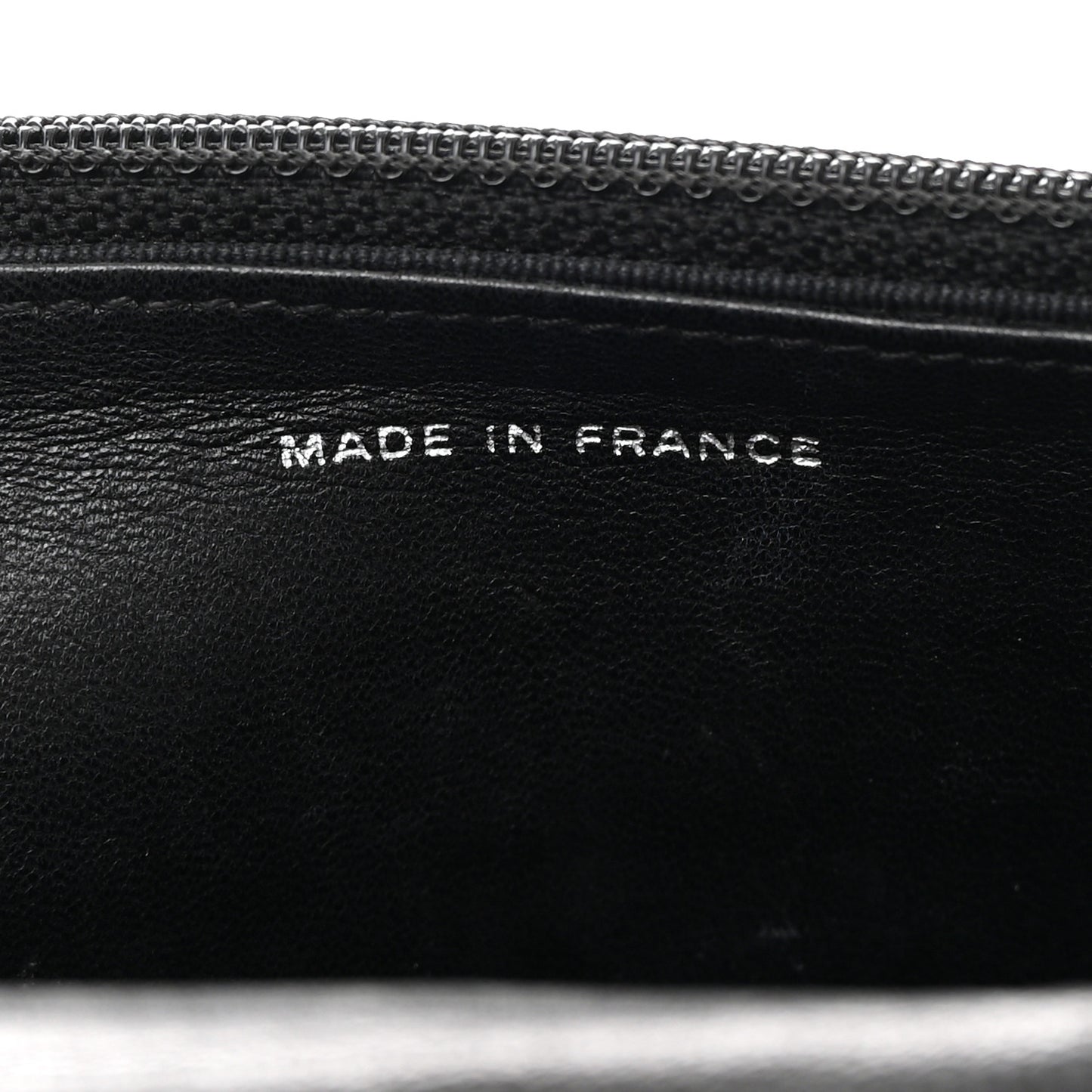 Patent Quilted Wallet On Chain WOC Black