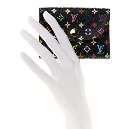Louis Vuitton Monogram Multicolor Business Card Holder Black Grenade 2 of 7