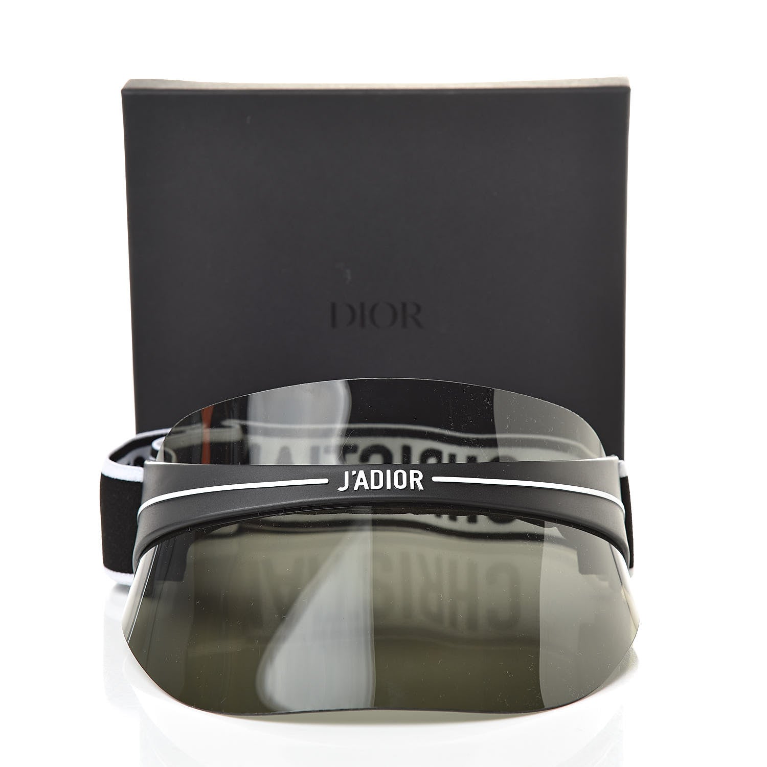 Christian Dior Mirrored DiorClub1 Sun Visor Black 7 of 7