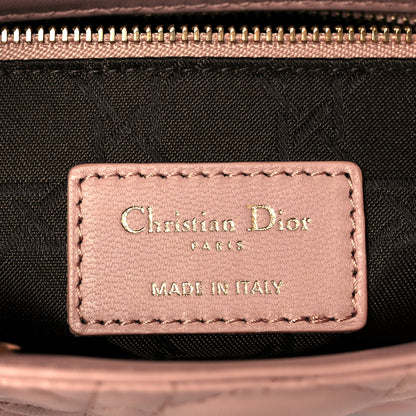Christian Dior Lambskin Cannage Small My ABCDior Lady Dior Fard 6 of 10