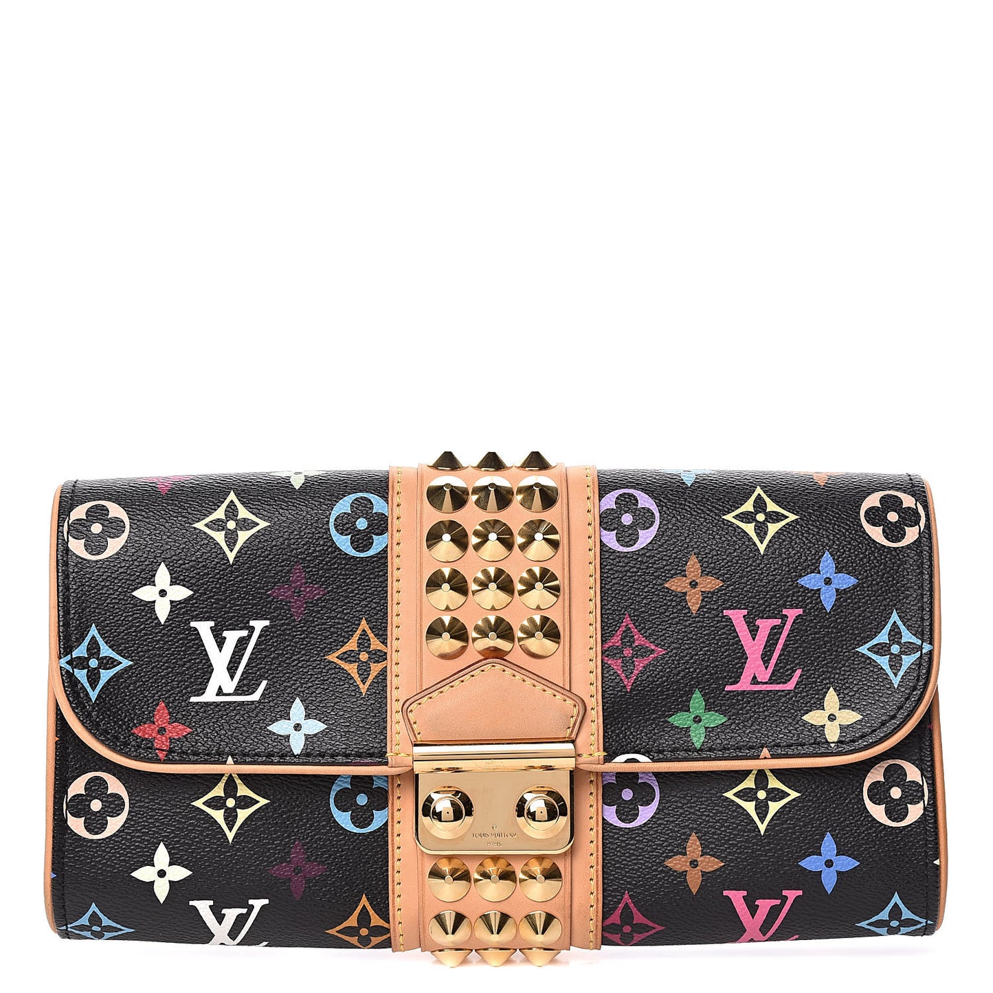 Monogram Multicolor Courtney Clutch Black