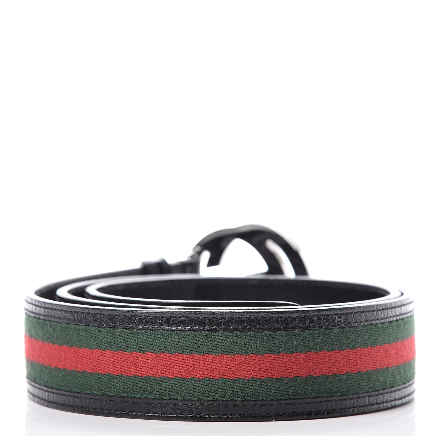 Calfskin Web Interlocking G Belt 100 40 Black