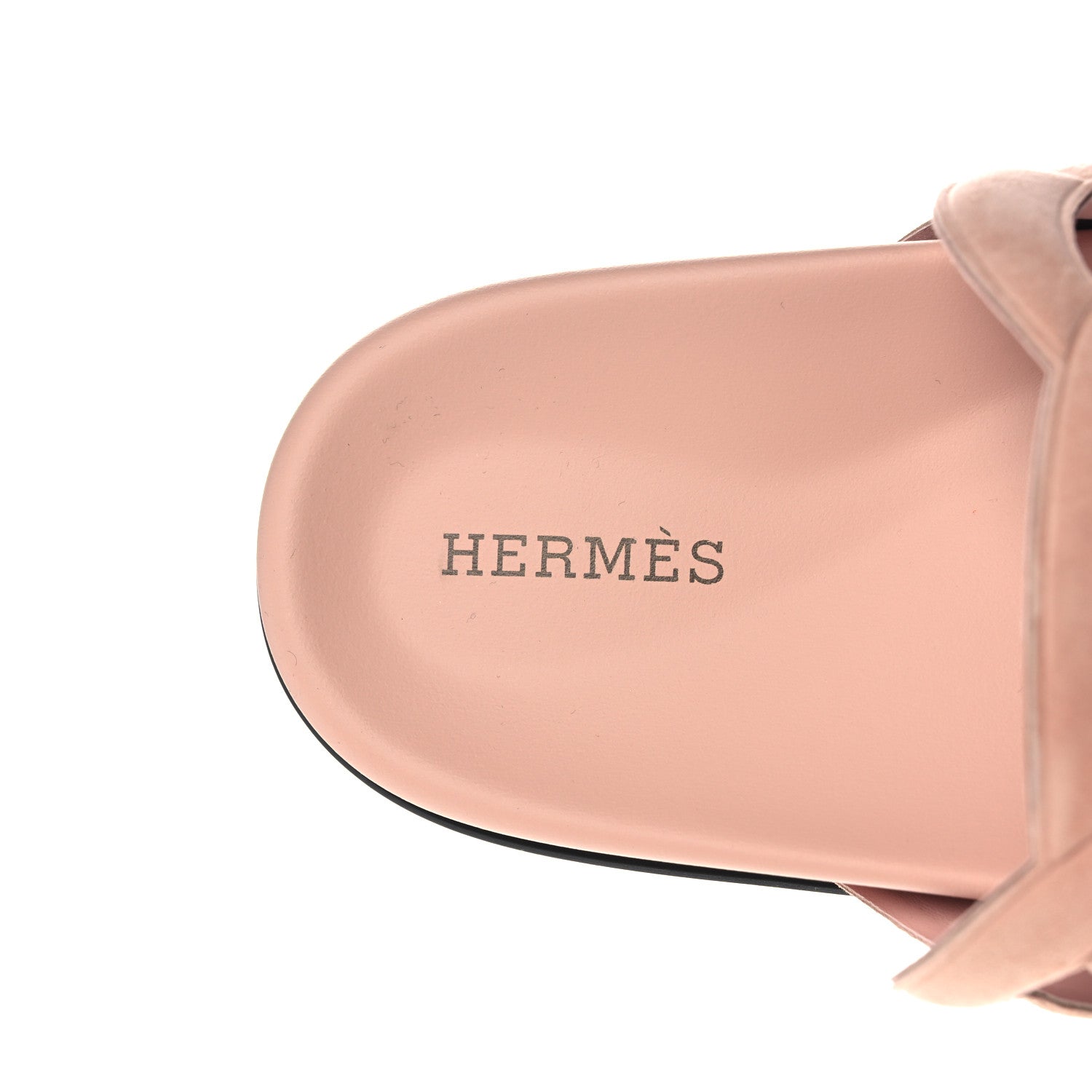 Hermes Suede Goatskin Extra Sandals 36.5 Rose Opaline 7 of 9
