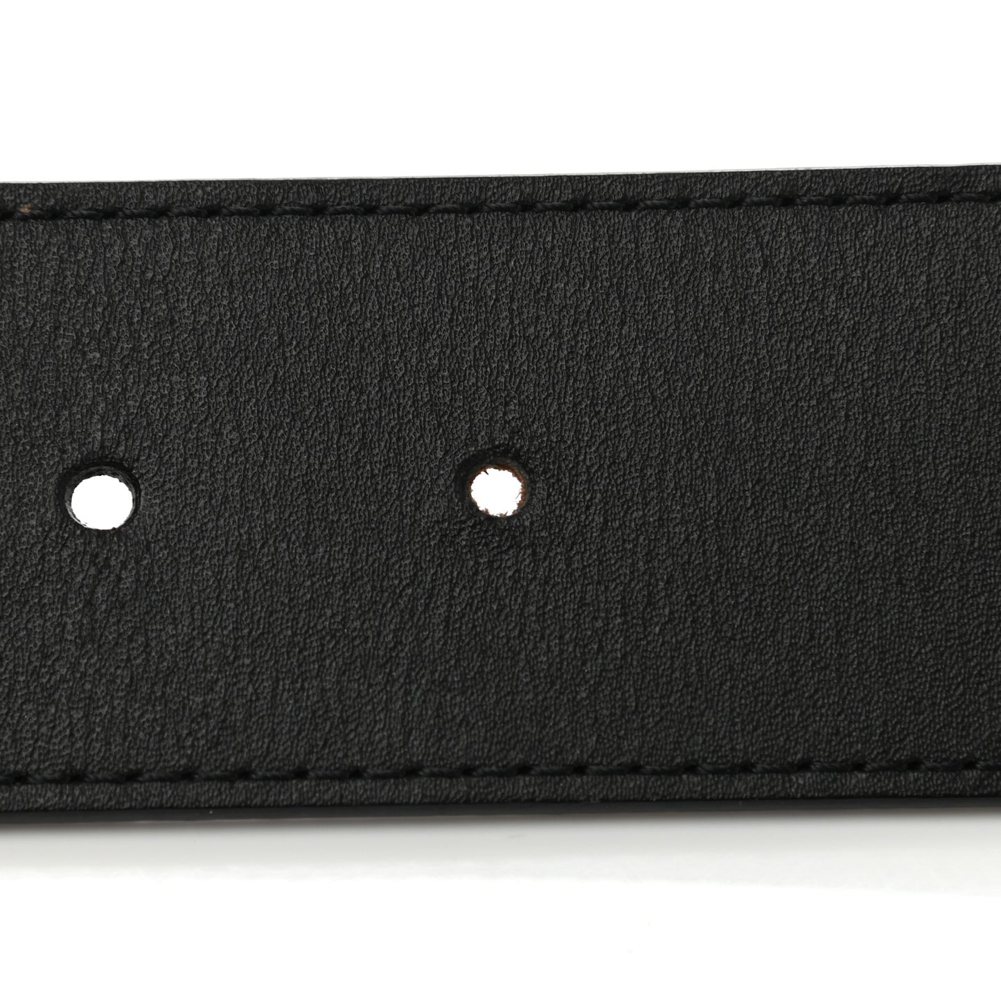 Calfskin 40mm LV Pyramide Reversible Belt 95 38 Black
