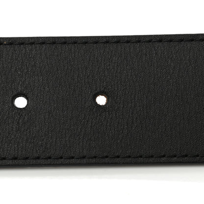Louis Vuitton Calfskin 40mm LV Pyramide Reversible Belt 95 38 Black 8 of 10